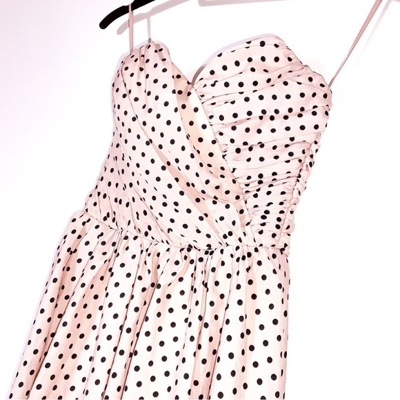 ASOS Sweetheart Neckline Strapless Polka Dot Mini | US SIZE 0 - Picture 2 of 6